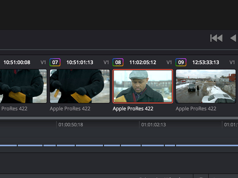 copying a grade in davinci resolve