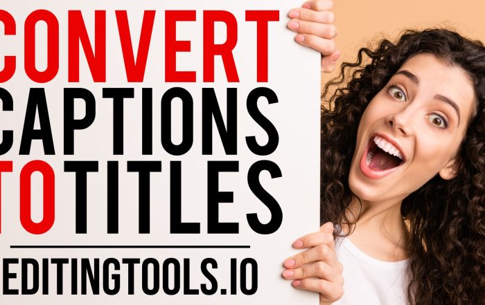 Converting Captions to To Titles, Ripple Training: Video editing tutorials for the best editing software for PC and Mac.
