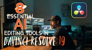 Learn Essential AI Editing Tools in DaVinci Resolve 19 Ripple Training: Video editing tutorials for the best editing software for PC and Mac.