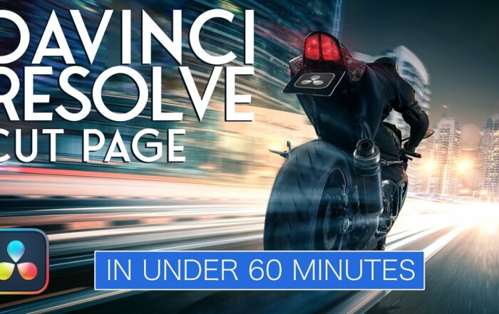 DaVinci Resolve Cut Page editing interface in under 60 minutes