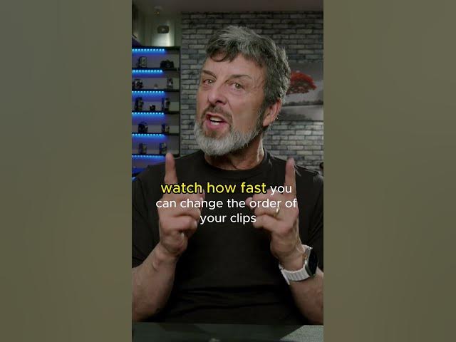 Swapping and shuffling clip order on a DaVinci Resolve timeline