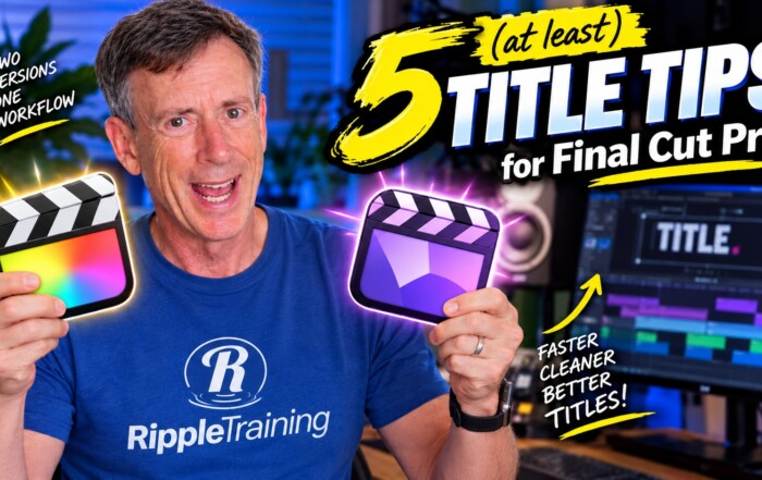 Final Cut Pro Clean Titles Plugin